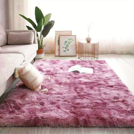 A Plush Carpet, Fluffy for The Bedroom, Rectangular Bedside Rug, Suitable for Living Rooms, Bedrooms