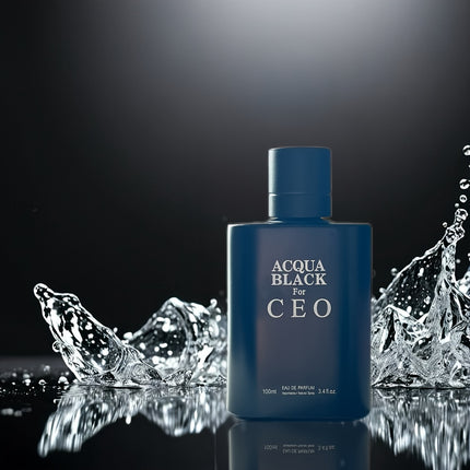 Mens EDP 3.4oz ACQUA BLACK FOR CEO