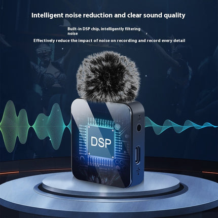 Wireless Neckline Clip Microphone Mouthpiece Outdoor