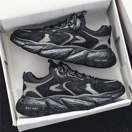 Men'S All-Season Low-Top Sneakers - Casual & Sporty Outdoor Shoes with Breathable Fabric