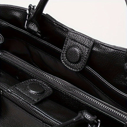 Large Capacity Western-style Women's Bag, Light Luxury, One Shoulder Portable Tote Bag