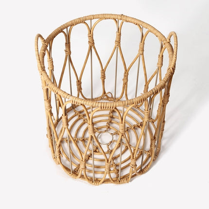 Rattan Storage Basket Woven Dirty Laundry