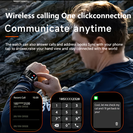 New Smart Watch for Men and Women - Wireless Calling/Texting/Multiple Sports