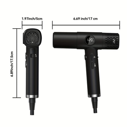 High-Speed Powerful Hair Dryer with LED Display and Safety Lock | Suitable for Salon Use,