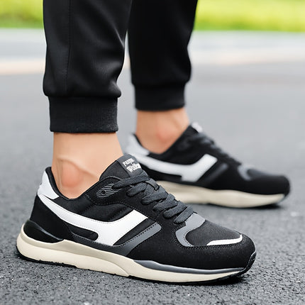 Men's Lightweight Running Shoes - Breathable Gym Sneakers with Cushioned MD/TPR Sole