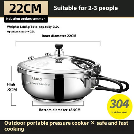 Mini-portable Outdoor Small Pressure Cooker