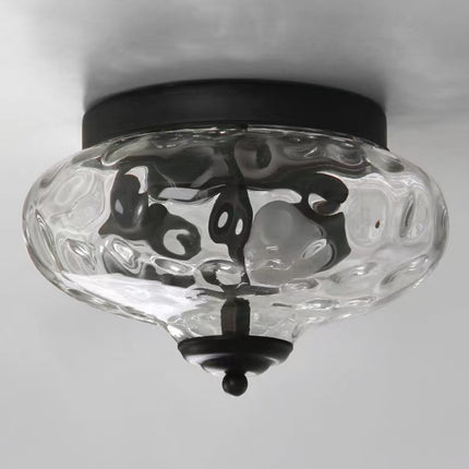 Bedroom Advanced Modern Minimalist Embedded Glass Ceiling Lamp