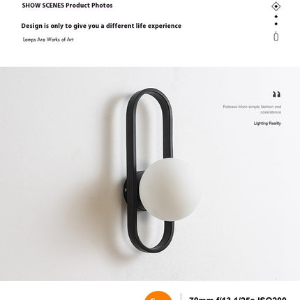 Minimalist Wall Lamp Bedside Lamp Minimalist Wall Light Bulb Corridor Light