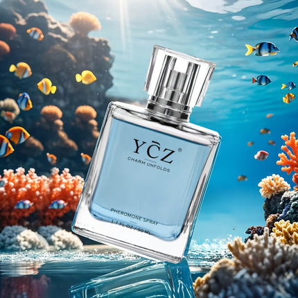 YCZ Men's Pheromone Perfume - Long-Lasting Cologne for Men, Woody Citrus Scent with Pheromone