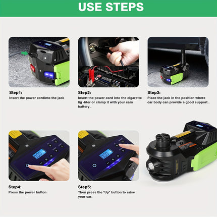 4in 1  Jack Kit 12V 5T Electric  Jack Stand,  Lift Floor Jack,