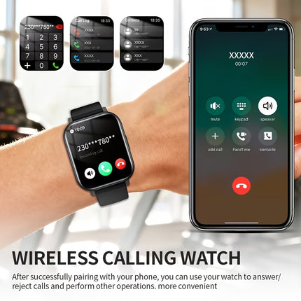 Wireless Call/Text, Multiple Sports Modes, Remote Camera Control, Fitness Tracker