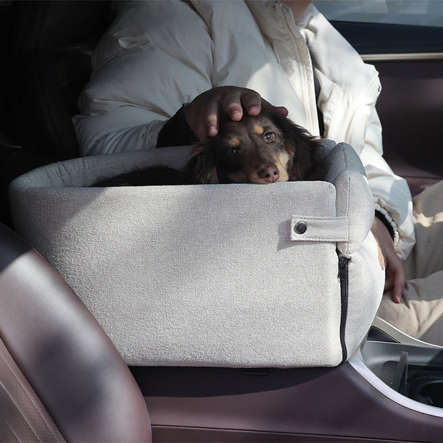 Car Central Dog Car Seat Bed Portable Dog Carrier For Small Dogs