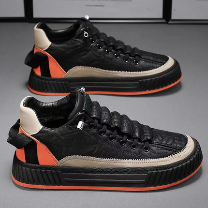 Men'S Chunky Platform Sneakers with Thick Cushioned EVA Sole & Arch Support