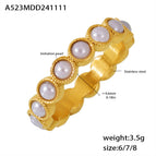 White Pearl Ring / No 6