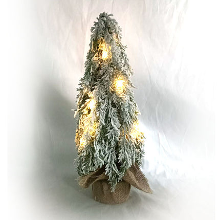 Festival Decoration Supplies With Lights PE Simulation Christmas Snow Sprayer Tree