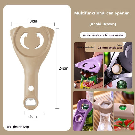 Non-slip, Effortless Can Opener Manual Adjustable Lid Opener