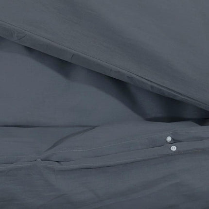 Bed set anthracite 225x220cm, Bed Comforter, King Size Bed Accessories, Bedroom Essentials