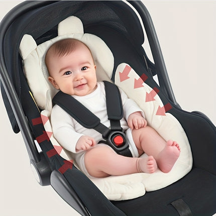 All-Season Universal Stroller Seat Pad, Baby Spine Protection Stroller Mat, Child Safety Seat Accessory Child Safety Seat Cushion