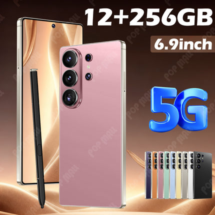 S25 Upgraded S26 Ultra Global Unlocked Smartphone | 12GB+256GB, Android 14 | 6.9'' HD Display
