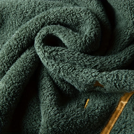 2pcs Luxury Star & Moon Design Soft Towel Set - Soft, Absorbent Polyester, Quick-Dry, Perfect