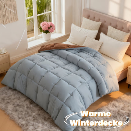 Winter Thick Quilt Puzzle Stitching, Fashionable Contrasting Color Design