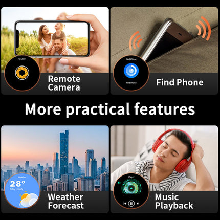 Men'S Sport Smart Watch with1.73 Inch AMOLED Large Screen/900 mAh Battery