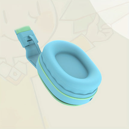 Lightweight Foldable Over-Ear Stereo Headset With Safe Volume Control & Built-in Mic