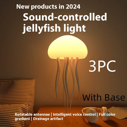 Mood Lamp LED Jellyfish Night Light Portable Jellyfish Lamp