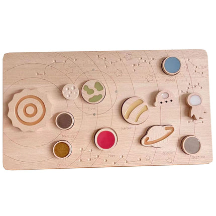 Wooden Magnetic Montessori Planetary Disk
