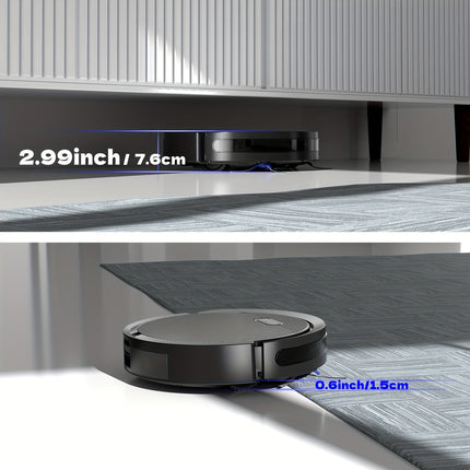 Robot Vacuum Cleaner, 4000pa Max Power Suction, Regular Cleaning, Auto Charging,
