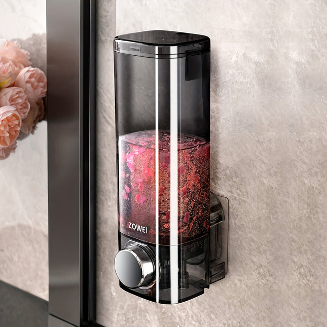 Large-Capacity Wall-Mounted Soap Dispenser No-Drilling Installation, Heavy-Duty Luxury Style