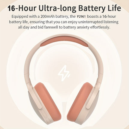 Wireless Stereo Headphones - 5.3 Wireless Chip, Long Battery Life, E-sports Gaming,