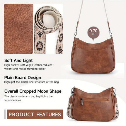 Everyday Shoulder Bag | Adjustable Strap Bag | Secure Zip Closure