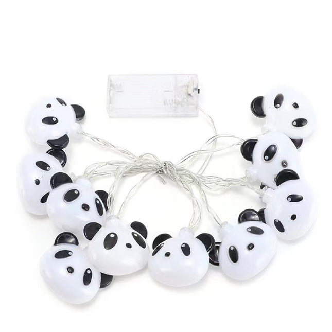 LED Panda Headlamp String Children's Room Decoration Colored Lights