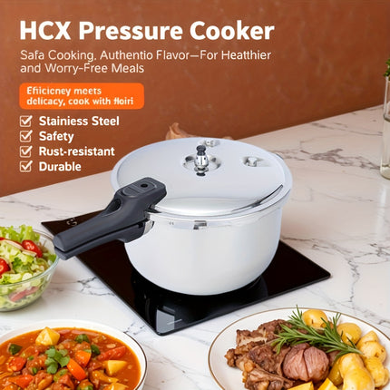 30cm/32cm Heavy-Duty Pressure Cooker - Dual Sizes (30cm/12in & 32cm/13in)