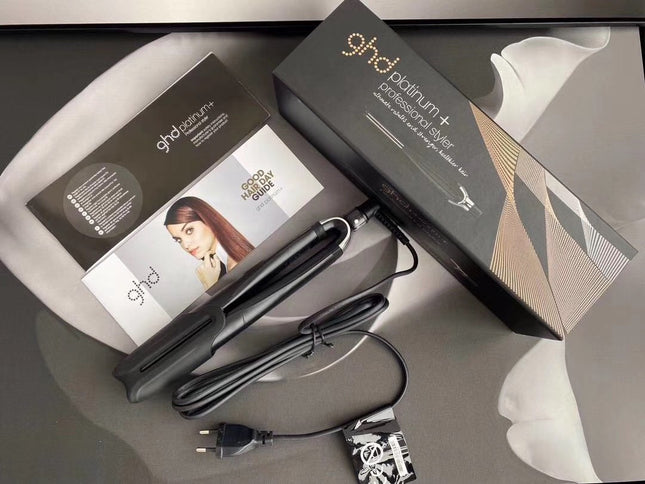 Black And White Platinum Dry Roll Straight Three-in-one Wired Hair Straightener