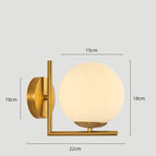 Copper color milk white / No bulb