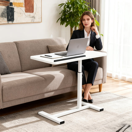 A 4-wheeled Portable Laptop Desk, A Multi-functional Tray Stand, A Bedside Desk That Can Be Flipped 90°-10°, A