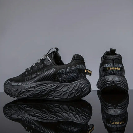 Men's New Style Sport Casual Shoes with Thick Soles for Heightening, Hiking Shoes That Are Ultra-light