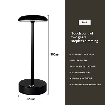 Simple Warm-Light LED Night Light Charging Desk Lamp
