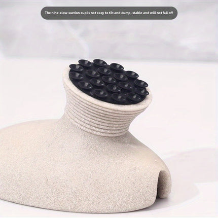 Resin Soap Dish in Wabi-Sabi Style, Available in Four Colors, Showcases a Minimalist