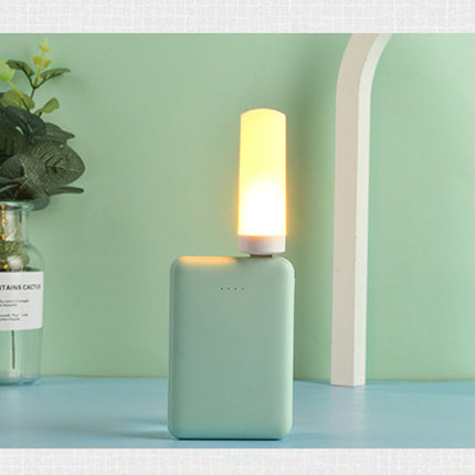 USB Atmosphere Light LED Flame Flashing Candle Lights Book Lamp For Power Bank Camping Lighting Cigarette Lighter Effect Light