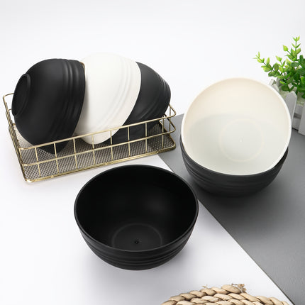 4/16/32pcs Plastic Cutlery Set for Kitchen, Includes Dinner Plates, Dessert Plates, Bowls, and Cups,