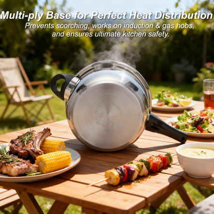 30cm/ 32cm pressure cooker, three specifications optional, upgraded anti-scalding handle with safety valve