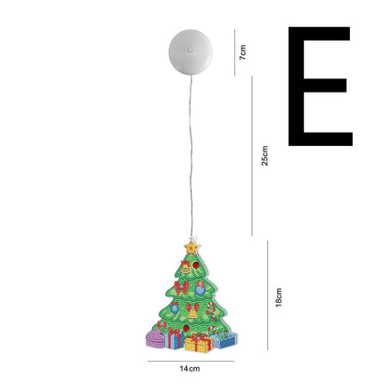 LED Showcase Glass Window Party Decoration Lights With Suction Cups