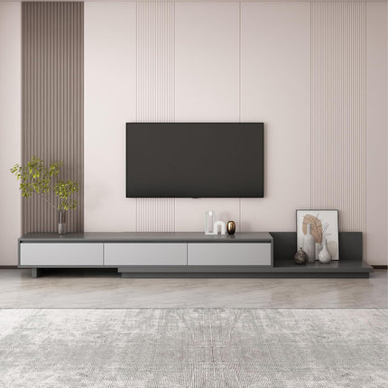 Cabinet, Suitable for 80-inch TV, 79"-130" Length Living Room Bedroom Entertainment Center Table,