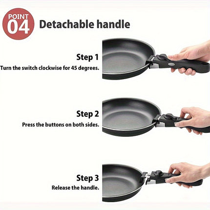Non-Stick Cookware Set Non-Stick Pans And Pots With Removable Handles,