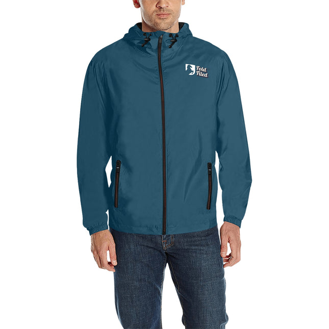 Men's All Over Print Quilted Windbreaker(Model H35)