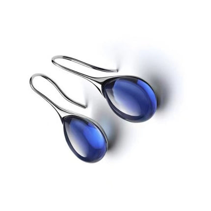 Nine-color Inlaid Cat's Eye Earrings