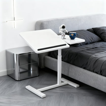 Adjustable Height Office Computer Desk, Mobile Laptop Bedside Table/folding Desk